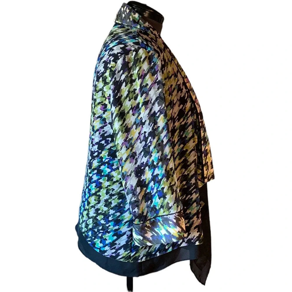 2-Piece Checked Tank & Jacket Set Size Large